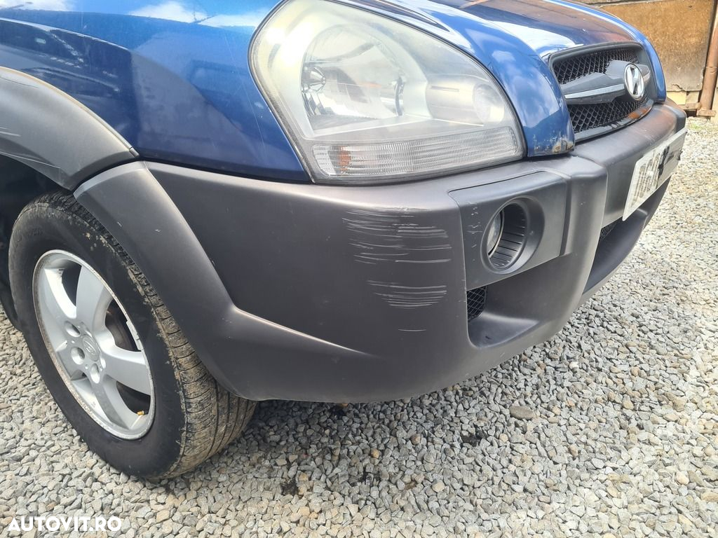 Bara fata Hyundai Tucson 2006 - 2010 Marine blue OL (1254) model fara spalatoare far - 2