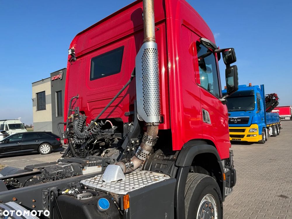 Scania G450 XT 4x4 stały napęd , skrzynia redukcyjna , biegi terenowe , hydraulika do wywrotu, z Niemiec ,opticrusie ze sprzęgłem - 16
