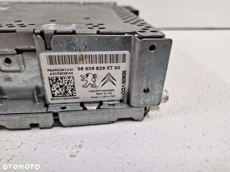 CITROEN C4 PICASSO I 1 RADIO FABRYCZNE CD ODTWARZACZ 9664055680 - 6