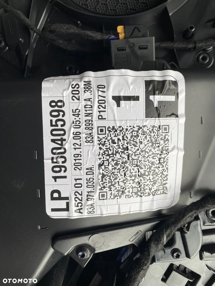 Audi Q3 83A kompletny środek Fotel fotele kanapa skóra boczki brązowe 32km - 26