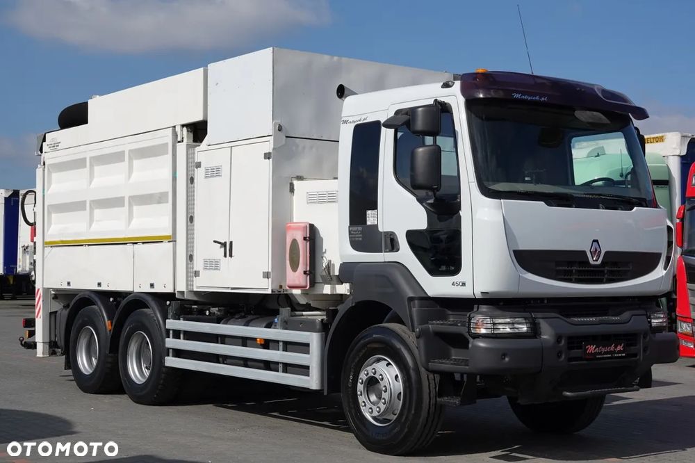 Renault KERAX 450 / 6x4 / KOPARKA SSAĄCA / MTS SAUGBAGGER 3A11T /ASENIZACYJNY / ŁADOWARKA PRÓŻNIOWA / WUKO / MŁOT / STEROWANIE RADIOWE - 9