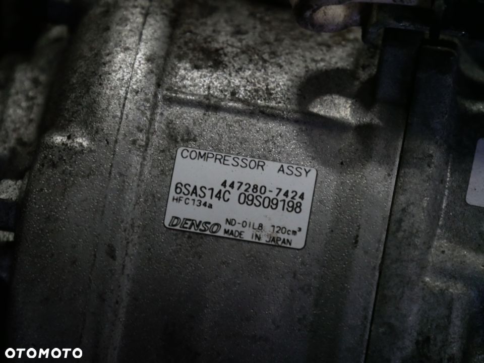 SPRĘŻARKA KLIMATYZACJI MERCEDES CLA 2.2 CDI 15' 447280-7424 - 3