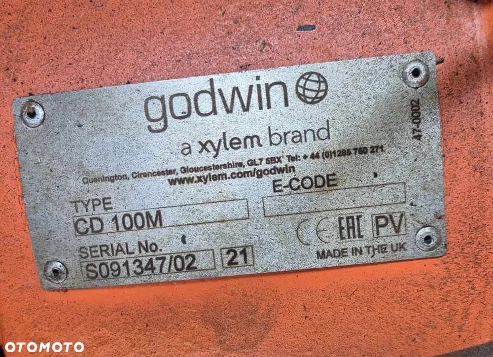 Inny POMPA WODY GODWIN CD100M - 24