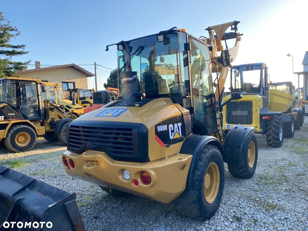 Caterpillar CAT 908H, ŁYŻKA OTWIERANA + WIDŁY, BEZ DPF-A, Z NIEMIEC, SUPER UTRZYMANA - 6