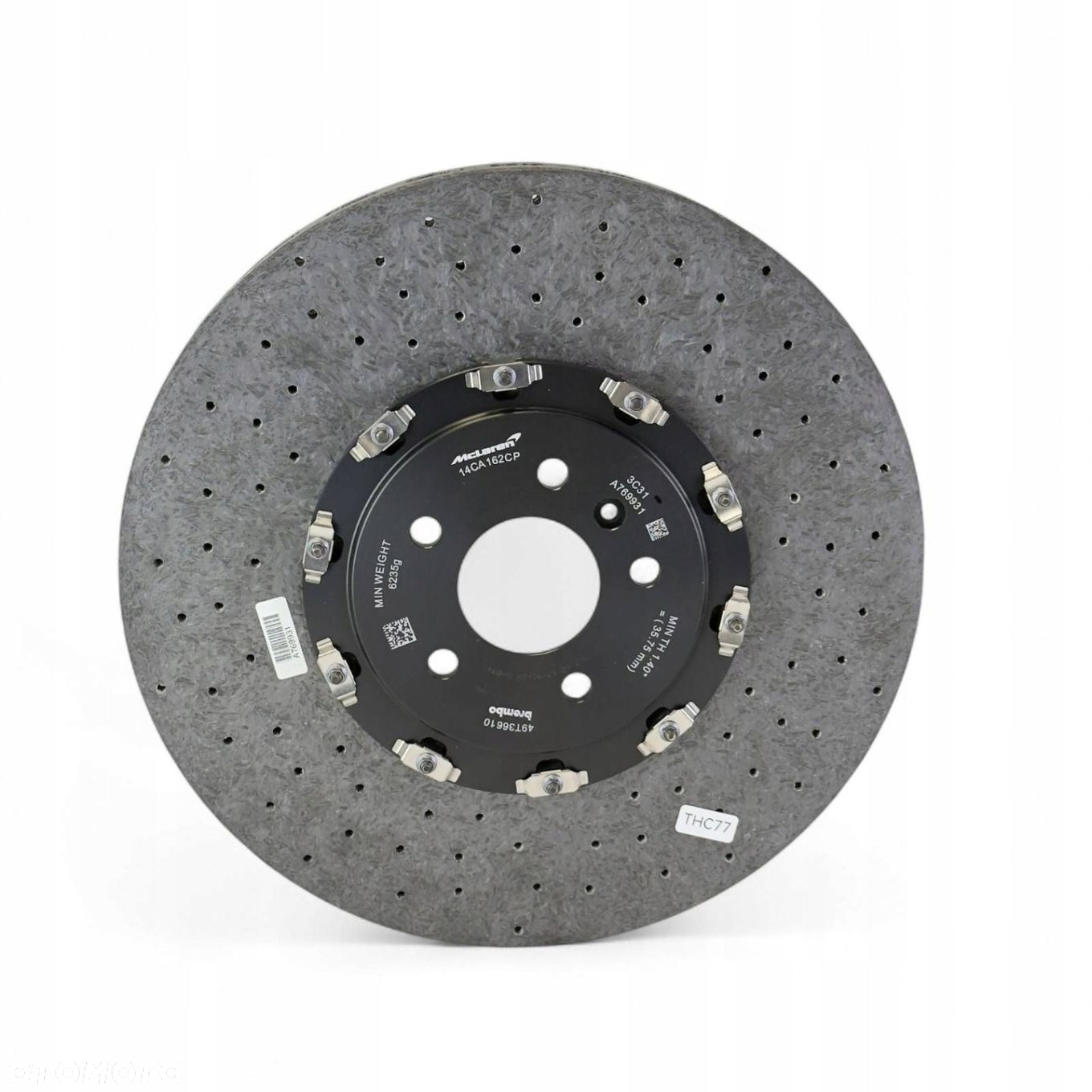 Tarcze Hamulcowe Ceramiczne Przód McLaren Artura/570S/720S/GT - 14CA162CP - 6
