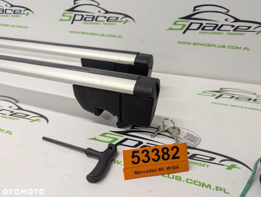 Bagażnik dachowy bazowy belki poprzeczki Mercedes ML W164 - 1