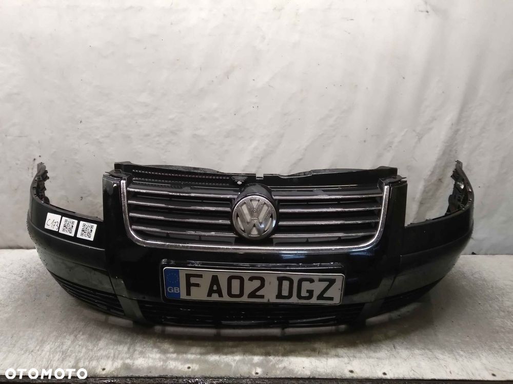 ^ ZDERZAK PRZÓD PRZEDNI VW VOLKSWAGEN PASSAT B5 LIFT FL LC9Z CZARNY - 1