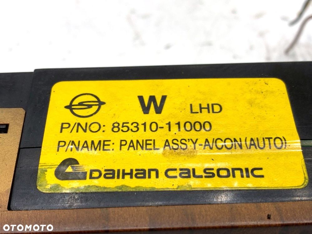 PANEL STEROWANIA NAWIEWU  SSANGYONG CHAIRMAN (HT_) 1997 - 2022 3.2 165 kW [225 KM] benzyna 2011 - - 5