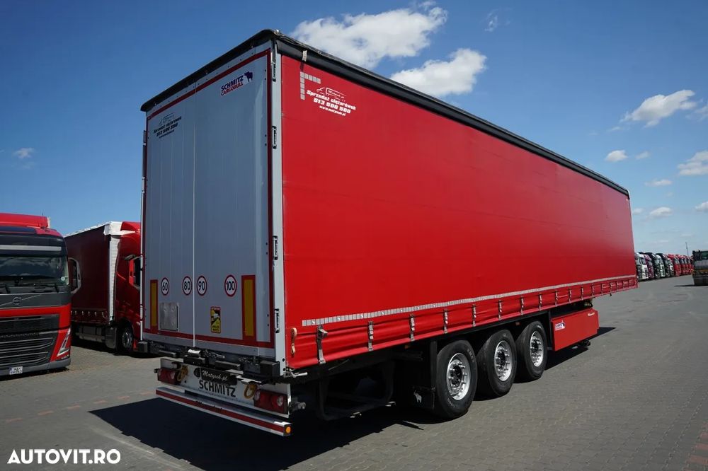 Schmitz Cargobull CORTINĂ / AXĂ RIDICATĂ / ACOPERIȘ RIDICAT / CONTENIER PENTRU PALEȚI - 8