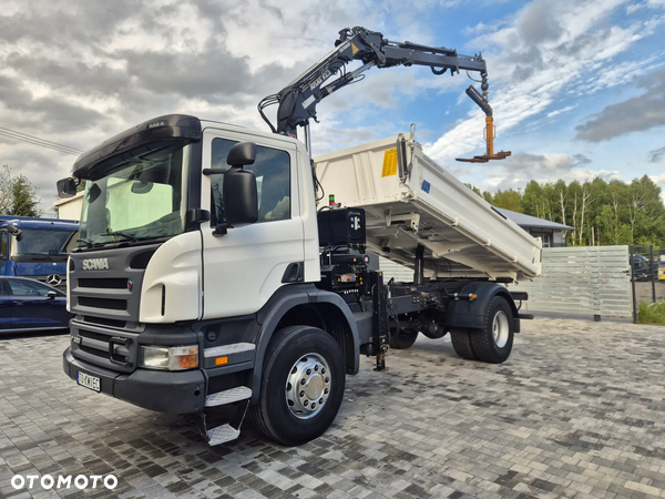 Scania P320 4x2 Wywrotka HDS ATLAS 92.2 Meiller-Kipper Euro 5 Widły Rotator
