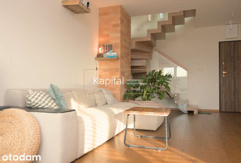 Designerskie mieszkanie z antresolą 73 m2 Maślice