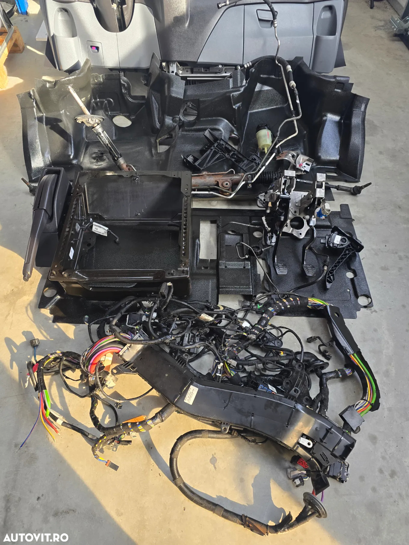 Kit schimbare volan de pe partea stanga pentru Ford Transit Custom 2,2 motorizare / fara AC Euro 5 2011-2015 an fabricatie - 9