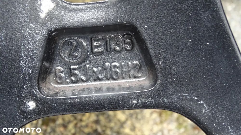 FIAT 500 ABARTH 6.5Jx16H2 ET35 4x98 - felga - 7