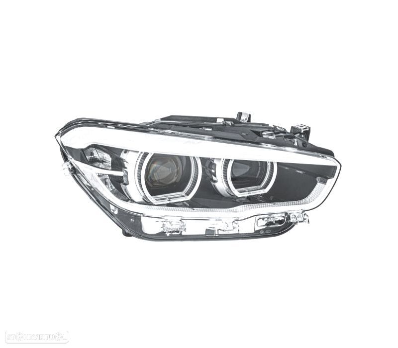 FAROL DIR FULL LED BMW F20 F21 15-19 FUNDO PRETO - 1