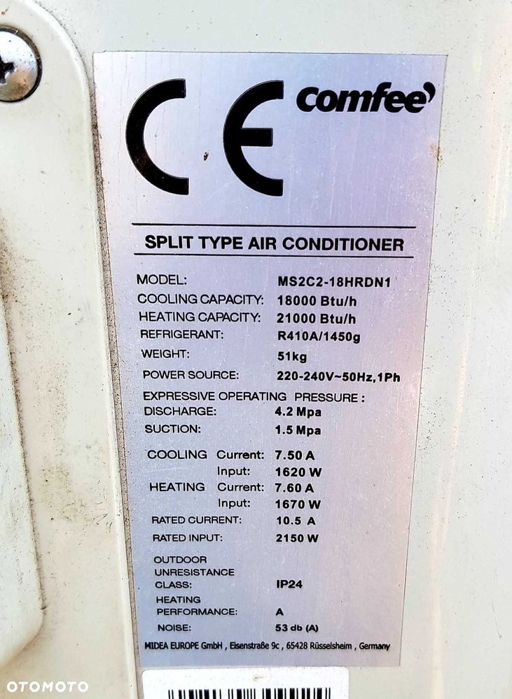 COMFEE Klimatyzator MSC-18HRDN1-QC2 - 3