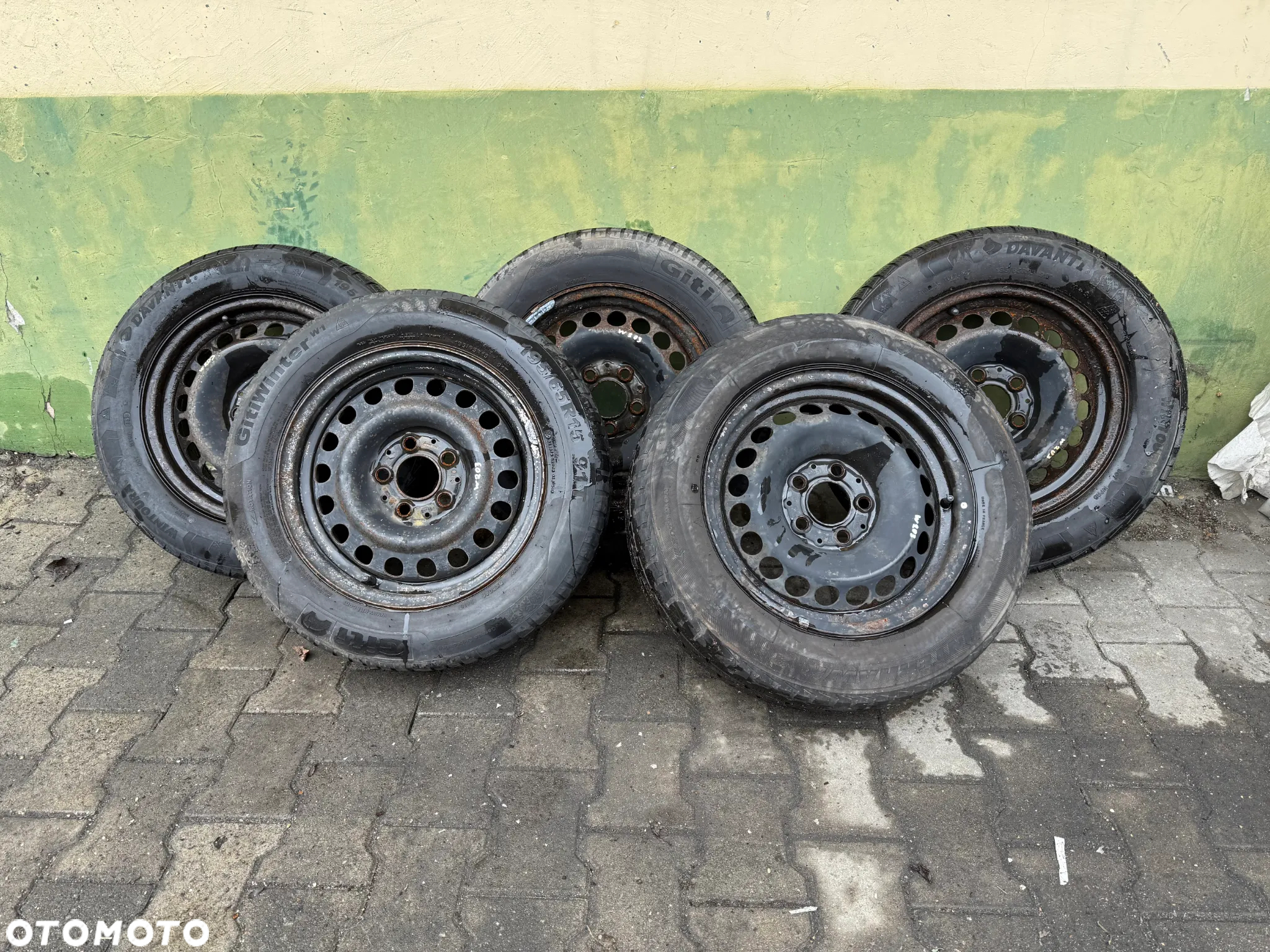 Mercedes C W203 komplet felg stalowych 15" ET31 5 szt. A2034000002 - 2