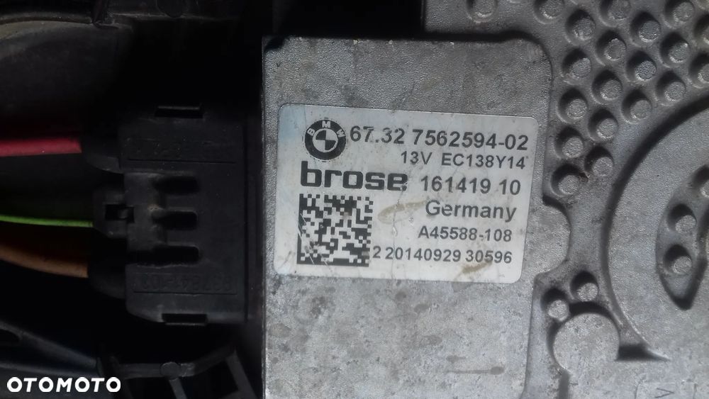 wentylator chłodnicy 67.32 7562594-02 17.42 7601176-03 BMW X3 F25 2.0D - 7