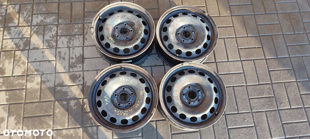 Felgi 5x112 6.5Jx16 CALI ET50 VW SEAT SKODA AUDI Komplet - 1