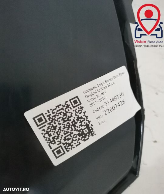 Ornament Flaps Stanga Bara Spate Original In Stare BUna Volvo  XC40  1 - 7