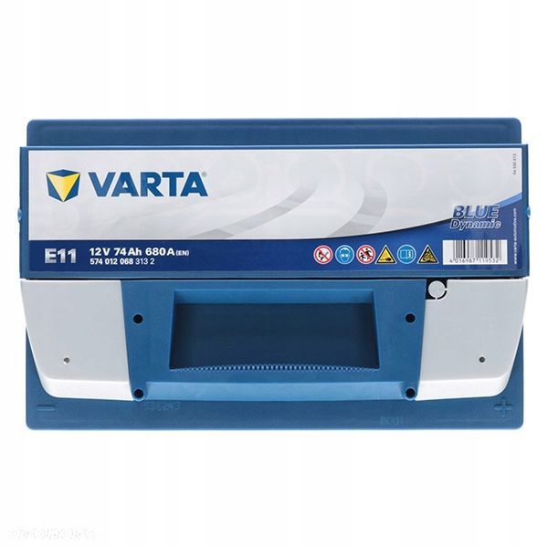 Akumulator Varta E11 12V 74Ah Blue Dynamic P - 4