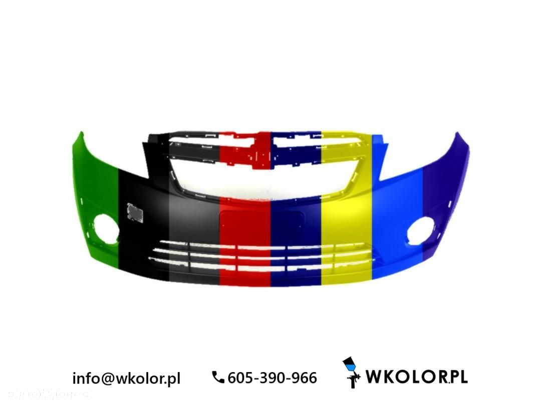 NOWY ZDERZAK CHEVROLET SPARK 2010-2012 LAKIEROWANY W KOLOR - 1