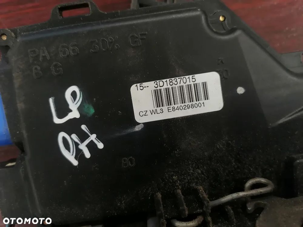 Zamek Drzwi Lewy/Prawy Przód Audi VW Skoda Seat 3D1837015 3D1837016 - 5