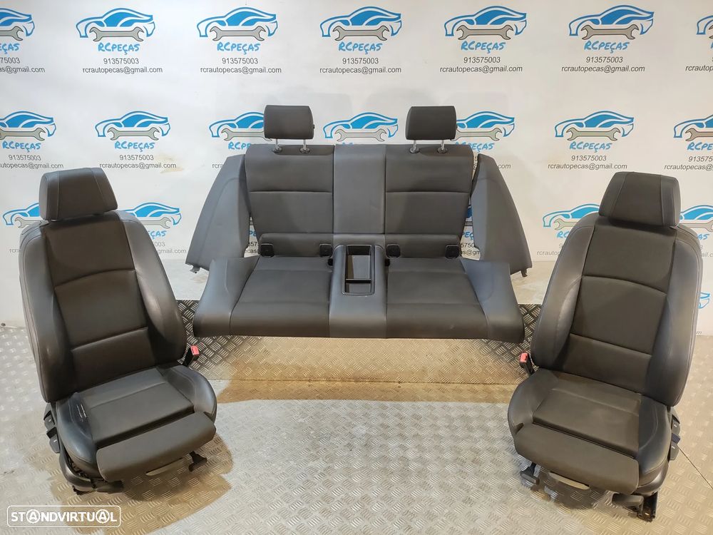 BANCO BANCOS PELE TECIDO ELECTRICOS AIRBAG BMW SERIE 1 E81 PACK M - 1