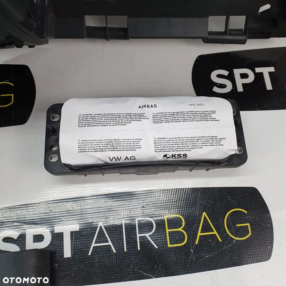 VW CADDY 2K5 DESKA ROZDZIELCZA KONSOLA KOKPIT PULPIT PODUSZKI AIRBAG AIR BAG PASY KIT SET - 7