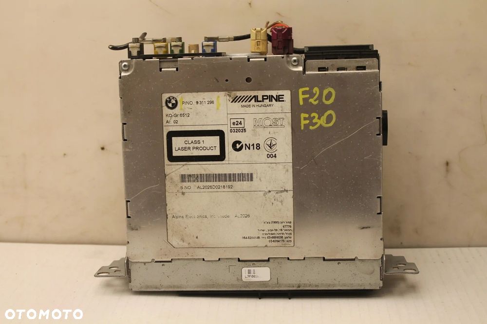 NAWIGACJA RADIO CD BMW 3 F30 F31 9311296 - 7