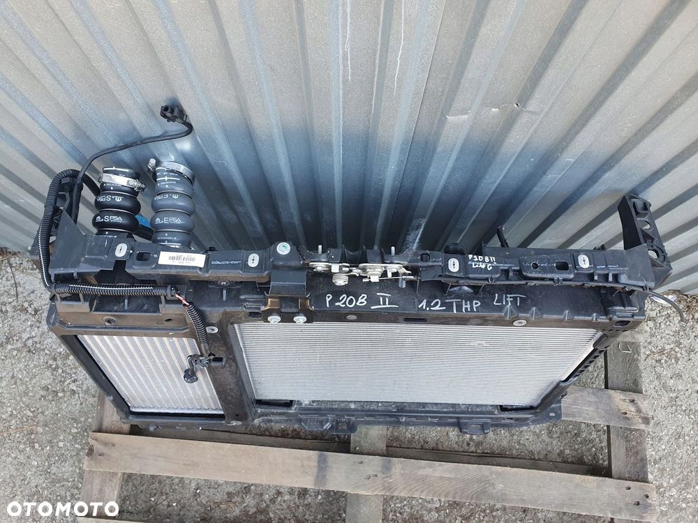PEUGEOT 208 II CORSA F PAS PRZEDNI WZMOCNIENIE CHŁODNICE KOMPLET 1,2 THP LI - 9