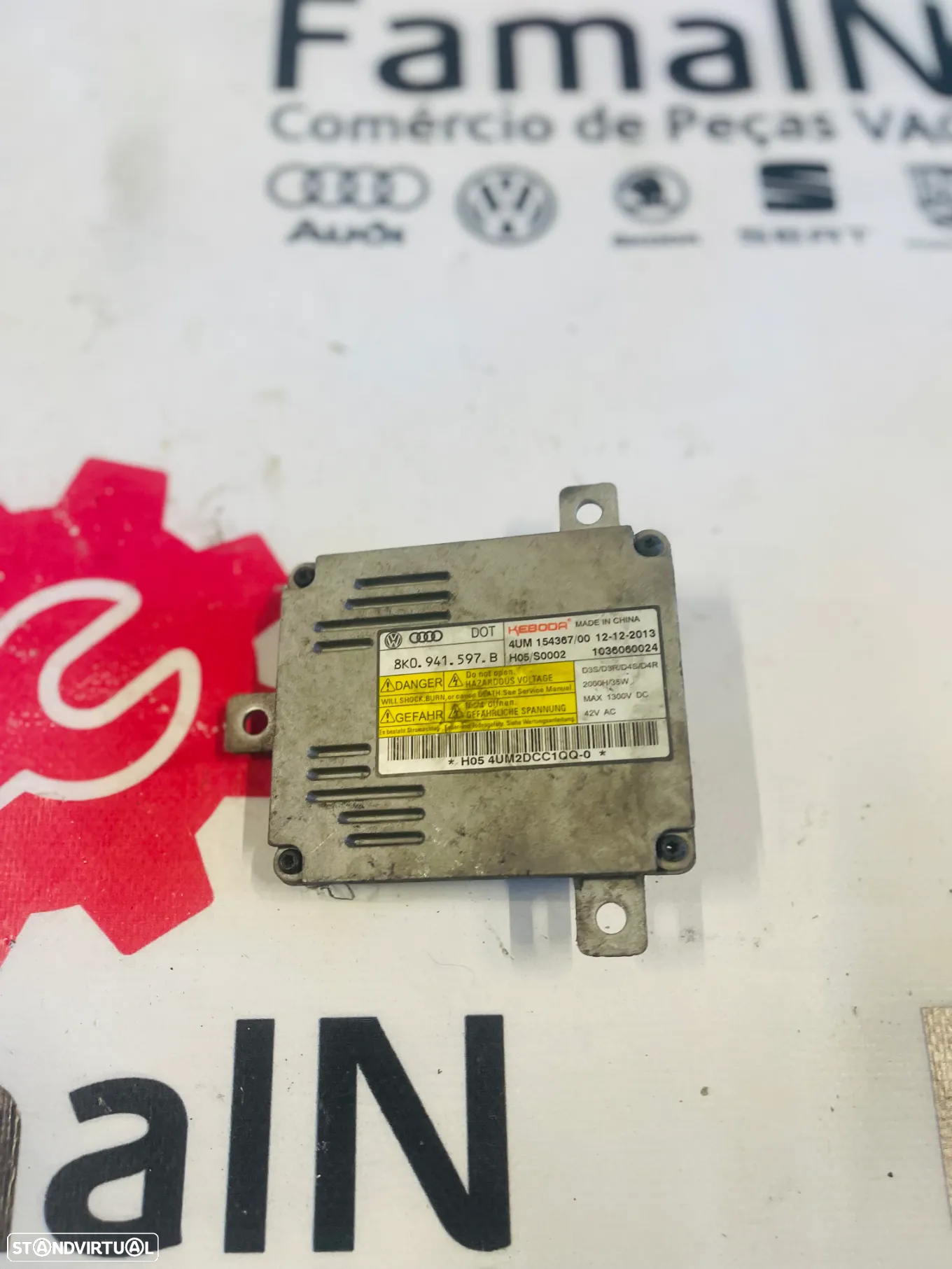 BALASTRO OTICA AUDI A3 8V - 4G0907397P - 2