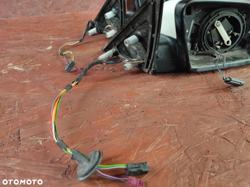 BMW E60 / E61 ORYGINALNE 2xLUSTERKA ZEWNĘTRZNE PRAWA STRONA EUROPA ELEKTRYCZNIE SKŁADANE, PODŚWIETLANE, FOTOCHROMATYCZNE, PODGRZEWANE 6-PIN O NR. 7 189 529 / 7 899 281 OEM - 3