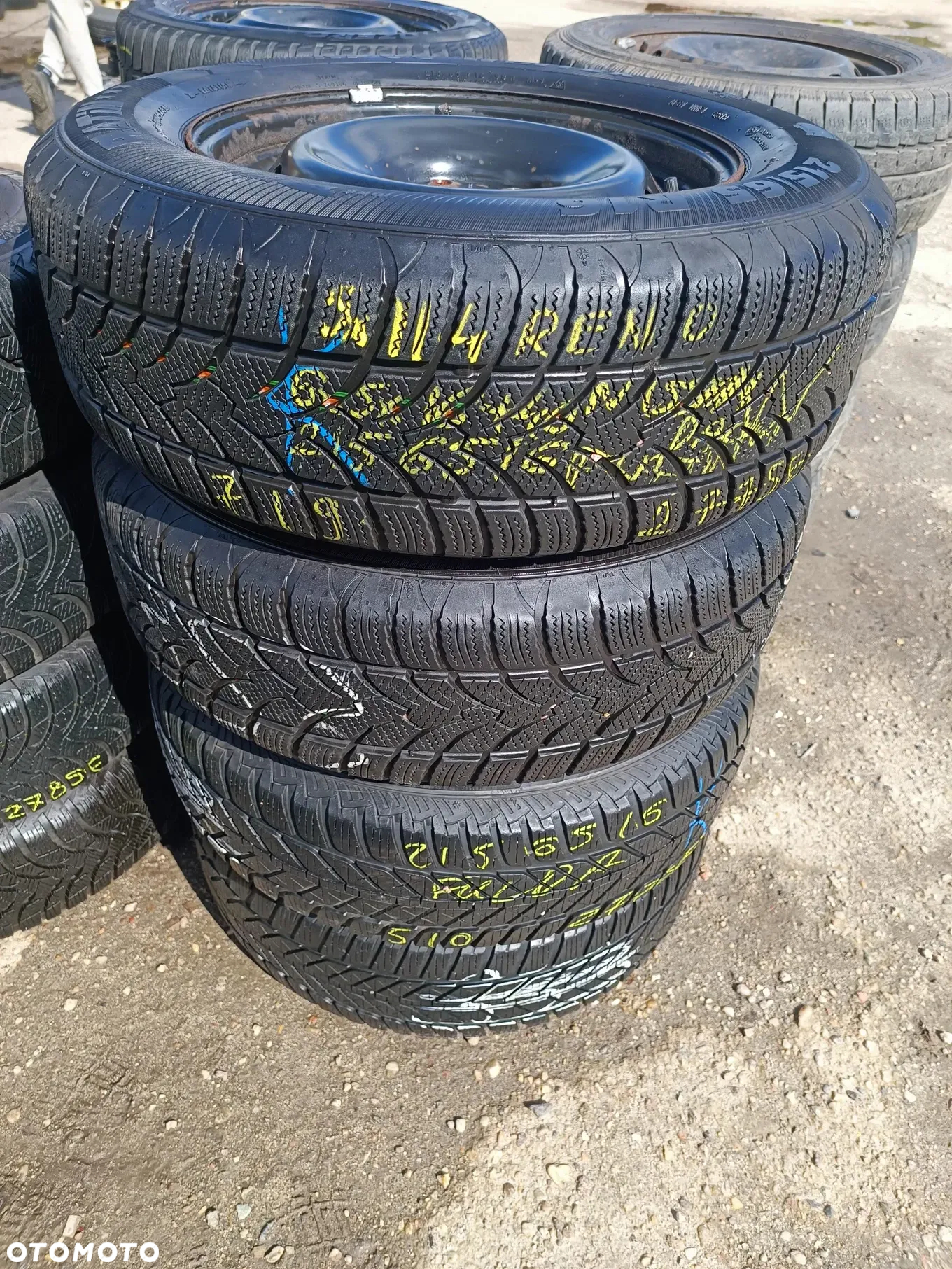 5x114,3 5x114 Felgi Stalowe Stal 16 Koła Zimowe Zima DACIA DUSTER NISSAN QASHQAI X-TRAIL RENAULT KADJAR Legnica ALU-RAD 215/65 5-7mm - 2
