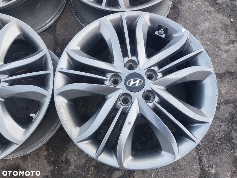 HYUNDAI IX35 FELGI ALUMINIOWE R17 6.5J ET51 5X114.3 OE 52910-2Y600 PROSTE! - 3