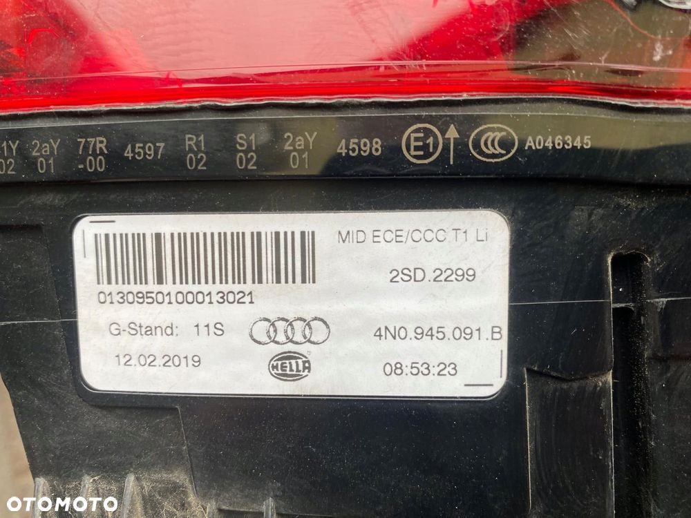 audi a8 d5 2019 rok klapa tylna blenda lampy kamera - 5