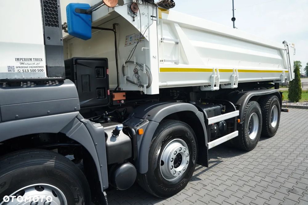 MAN TGS 35.500 / 8X4 / WYWROTKA 2 STR / HYDROKLAPA / HYDROBURTA  BORDMATIC / PLANDEKA ELEKTRYCZNA /  AUTOMAT / EURO 6 - 18