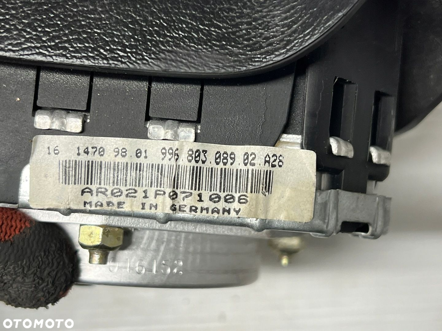 PORSCHE CARRERA 996 BOXSTER 986 AIRBAG PODUSZKA KIEROWCY CZARNA 99680308902 - 5