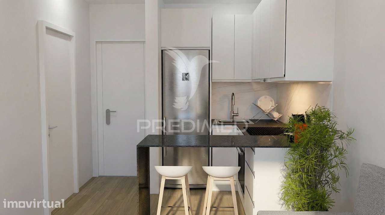 Apartamento T0 Remodelado com vista mar - Grande imagem: 3/13