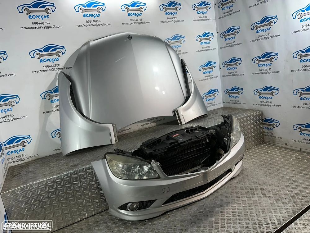 Mercedes Benz Classe C W204 Sport - Frente Completa - 2006 | 2009 - Diesel | Parachoques | Guarda Lama | Farol | Farois | Capot | Capo | Mercedes-Benz - 1