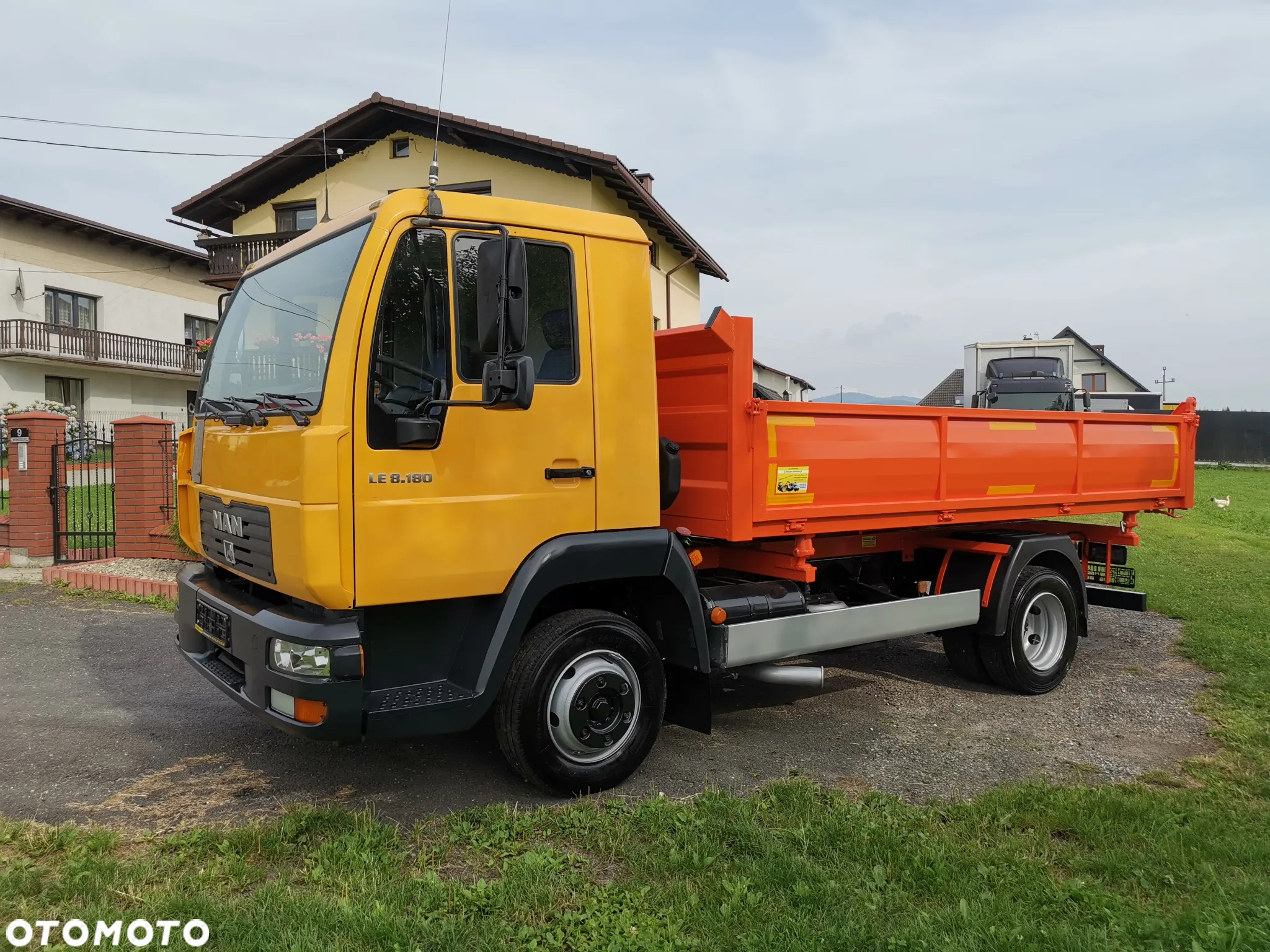 MAN LE 8.180 L2000 NOWA WYWROTKA WYWROT KIPER 3S! JAK NOWY! ZOBACZ! tgl - 9