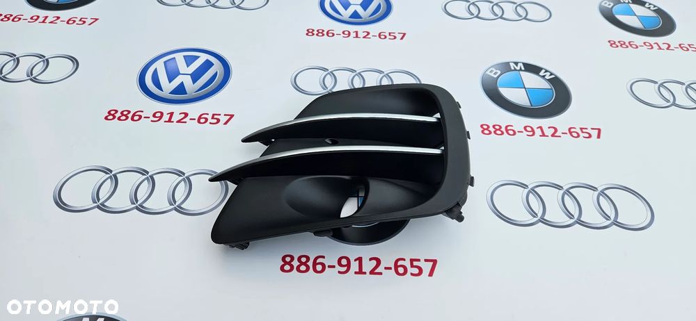 KIA RIO 3 III LIFT 2014-2017 Kratka zderzaka przednia lewa Zaślepka halogenu lewa Atrapa zderzaka przód lewy 86583-1W700 NOWA ORYGINALNA - 2