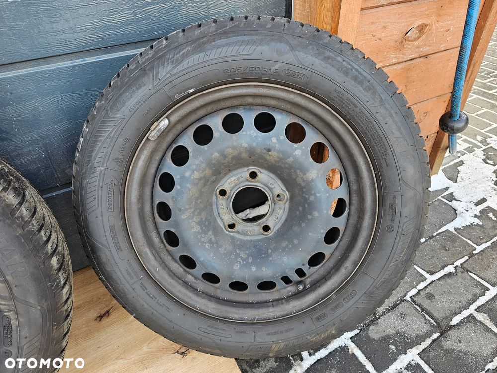 FELGI STALOWE OPONY ZIMOWE KOŁA OPEL ASTRA J K ZAFIRA C R 16 5x115 205/60/16 ! 2024 ROK ! - 5