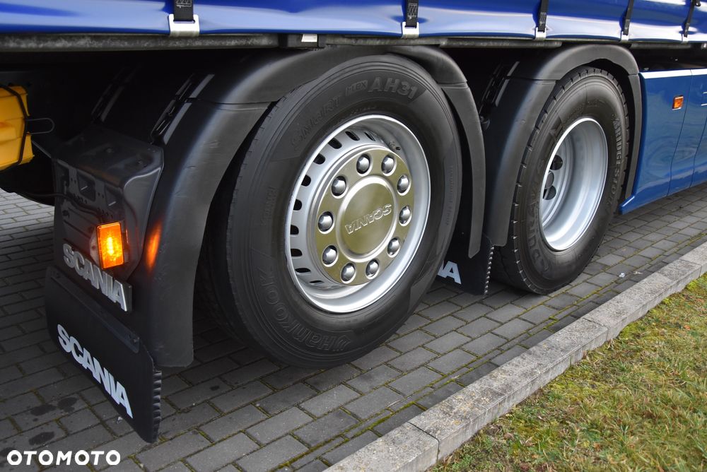 Scania R450 3-OSIOWA / OŚ SKRĘTNA / FIRANA 8.2M / 20 EUROPALET/ NAVI / SKÓRY / RETARDER / KLIMA POSTOJOWA / CAŁA NA PODUSZKACH / WINDA DHOLLANDIA/ AUTOMAT / STAN IDEALNY !! - 13
