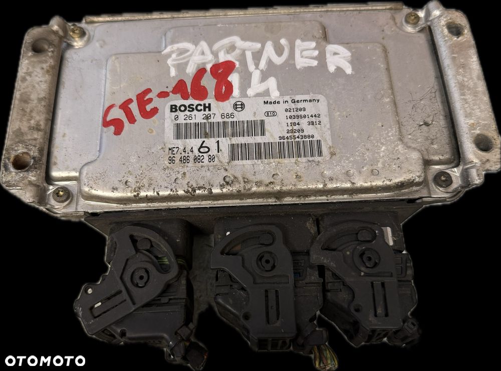 Sterownik Silnika ECU Komputer Citroen Peugeot 0261207686 / 9648608280 - 1