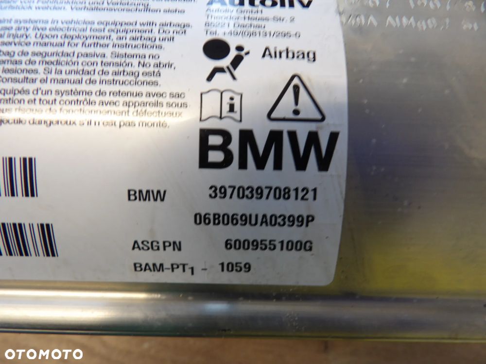 BMW - E60,E61 - PODUSZKA PASAŻERA - AIRBAG - 7039708 - 2