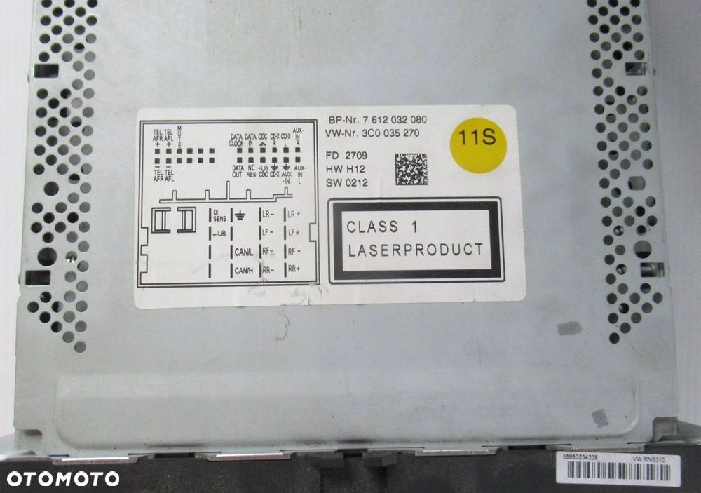 VW PASSAT B6 RADIO 3C0035270 - 2
