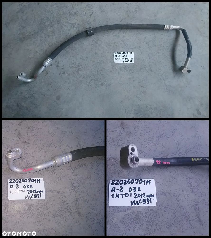 VW NR658-NR932 PRZEWÓD KLIMATYZACJI AUDI SEAT SKODA - 39