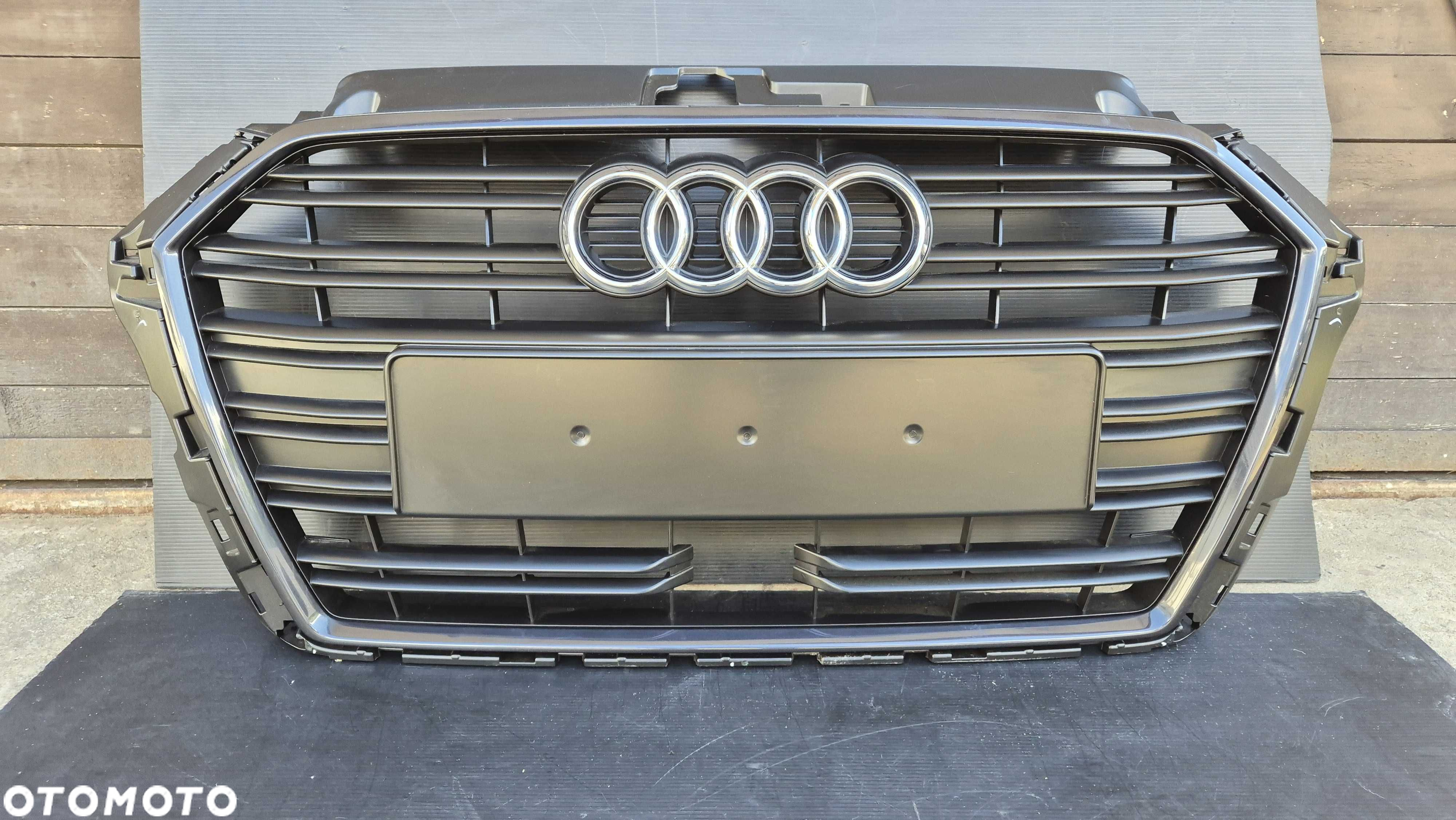Atrapa chłodnicy GRILL Audi A3 8V LIFT 16-20 RADAR ACC OE 8V3 NOWA !!! - 3