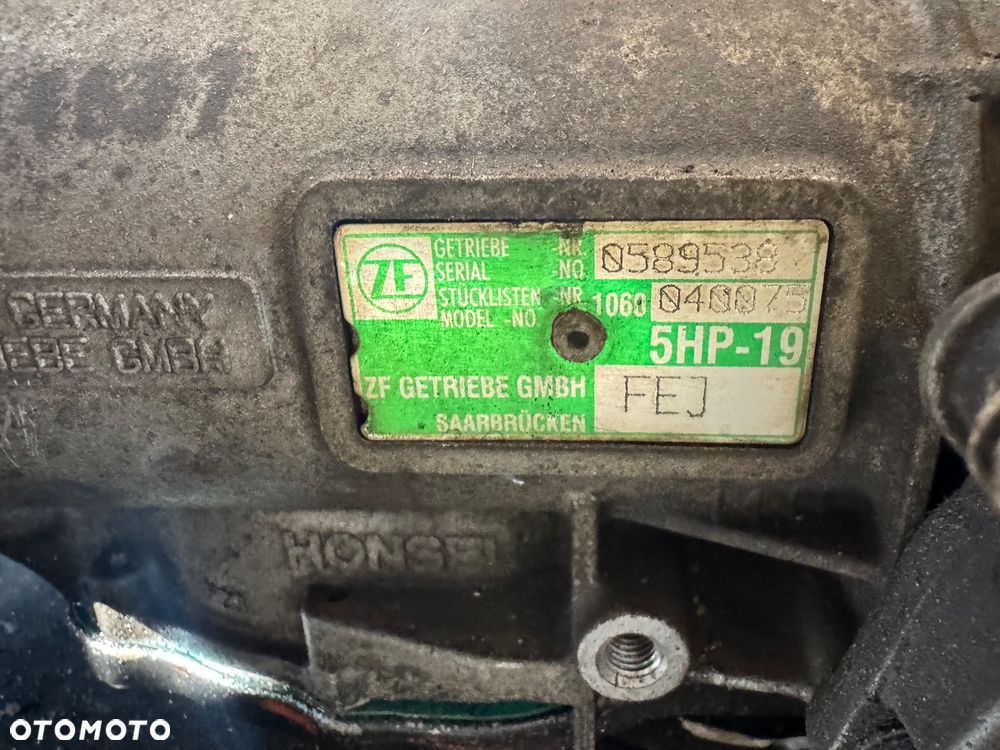 5HP-19 FEJ skrzynia audi a6 c5 automat 3.0 5hp-19    FEJ    040075  0589538 - 1