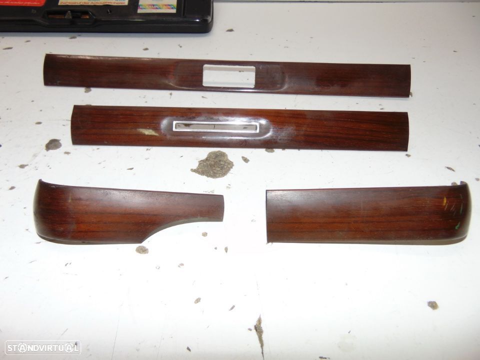 Mercedes w123 tampa de porta luvas e frisos do tablier - 6